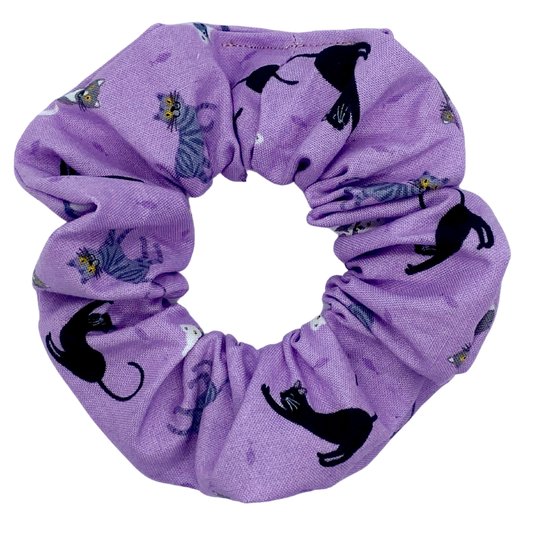 Cats on Lilac Purple